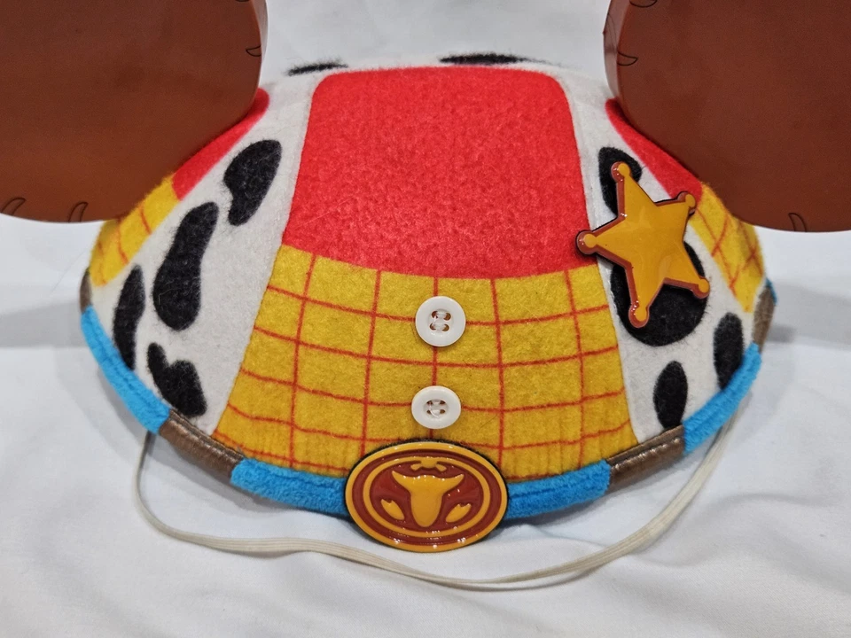 Sombrero con orejas de Mickey Mouse leñoso Toy Story de los parques de Disney - Diseño Sheriff de Pixar Foto 4 de 4