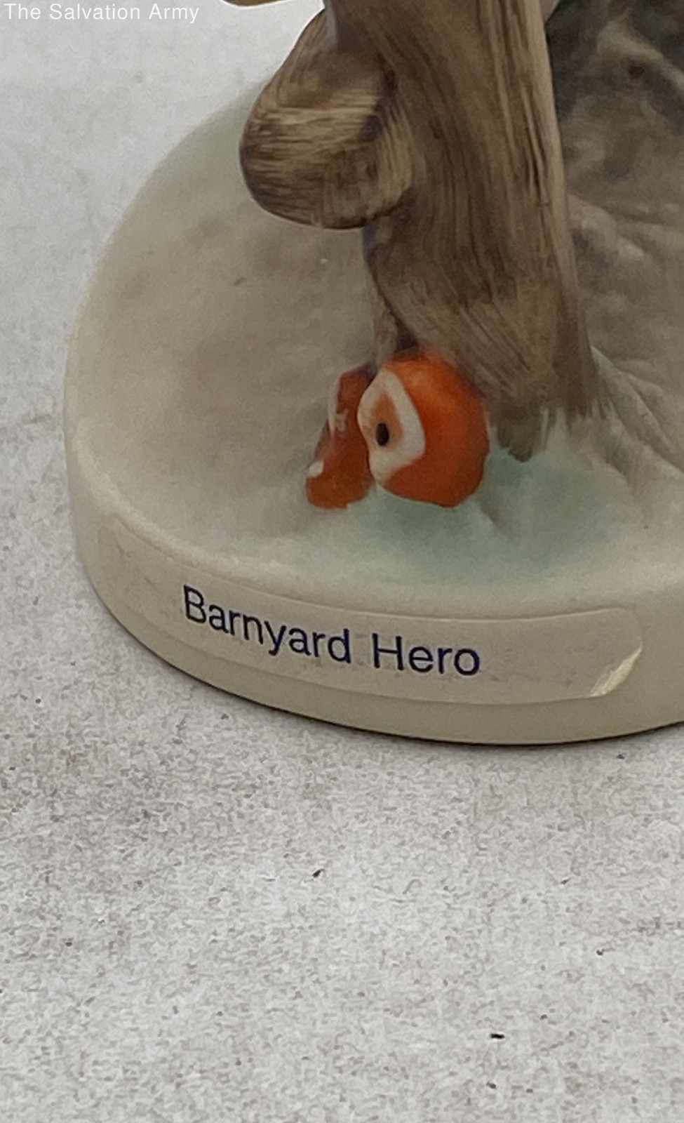 Vintage Hummel Multicolor Porcelain Glossy Finish Barnyard Hero Figurine