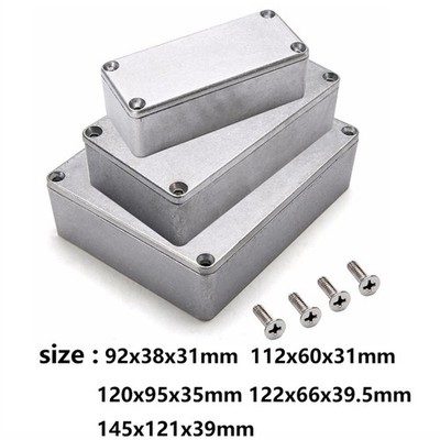Aluminium Metall Stomp Box Pedalboards Gehäuse Effekt DIY Projektbox Gehäuse