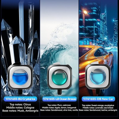 New Car 6X Outlet Aromatherapy Essential Diffuser Auto Air Vent Freshener 24ml &