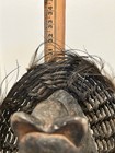 Papua New Guinea 30” Tall Wood  Statue w/ Weave, Feathers, Sepik River Spiritual — photo 2