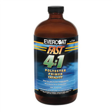 Fibre Glass Evercoat 100734 Polyester Primer Fast Catalyst 946 Ml Bottle Clear