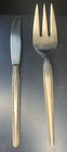 VTG National Stainless GRANADA Pattern Meat Fork Table Knife Japan 8.25” 8.5”