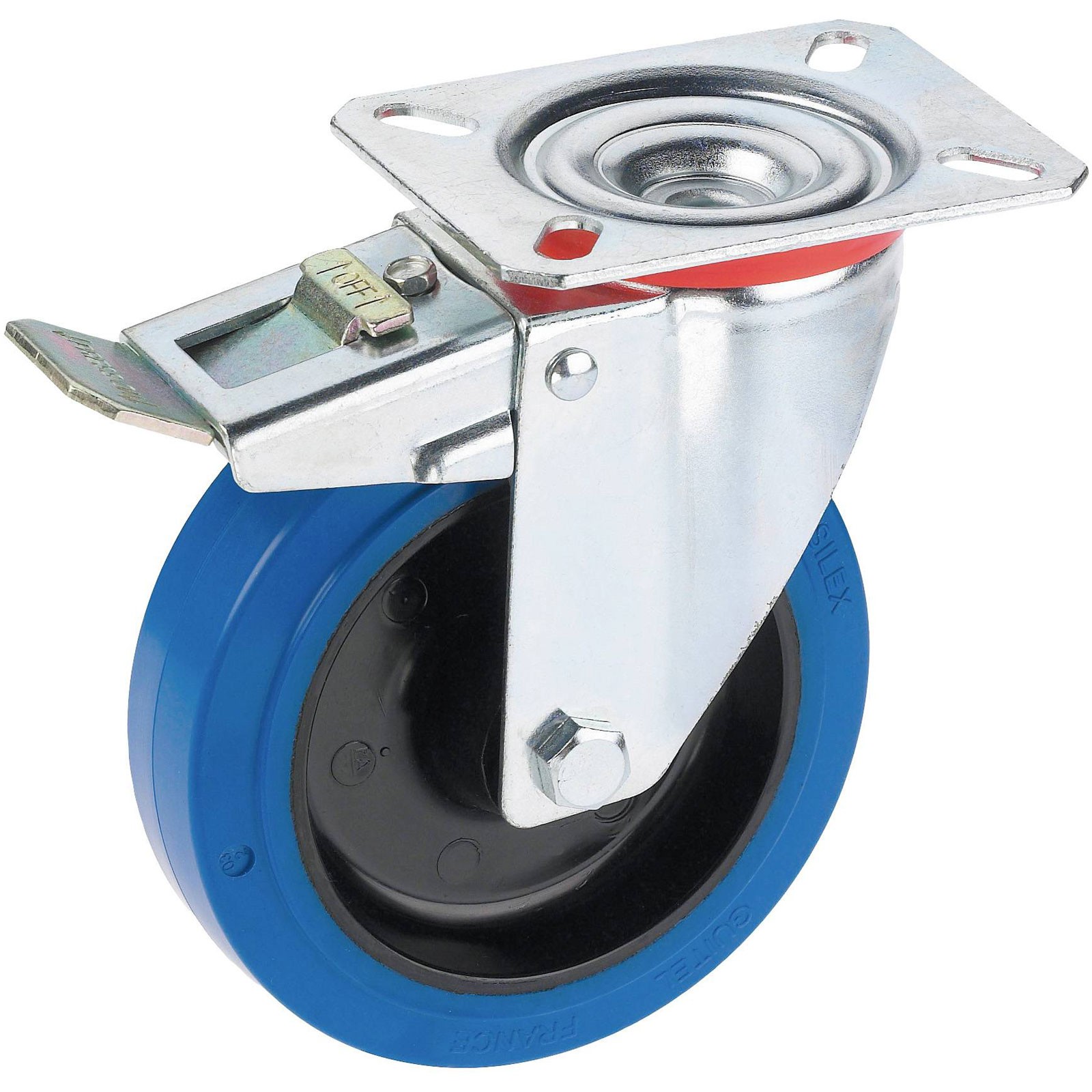 Dörner + helmer Swivel Wheel 100mm 150kg Galvanised Steel
