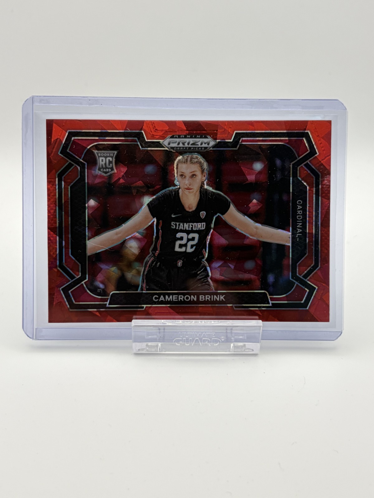 2024 Panini Prizm Draft Picks - Cameron Brink #89 Red Ice Prizm Variations (RC)