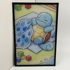 Collect Colored Paper Non-TCG Pokemon Sleepy Squirtle Art Board
