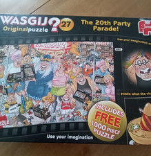 2 x Jumbo Wasgij Original 20th Party Parade 1000 piece Jigsaw Puzzle bonus