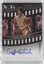 2022-23 Panini Noir Freeze Frame Signatures 72/99 Gail Goodrich Auto HOF 10qe