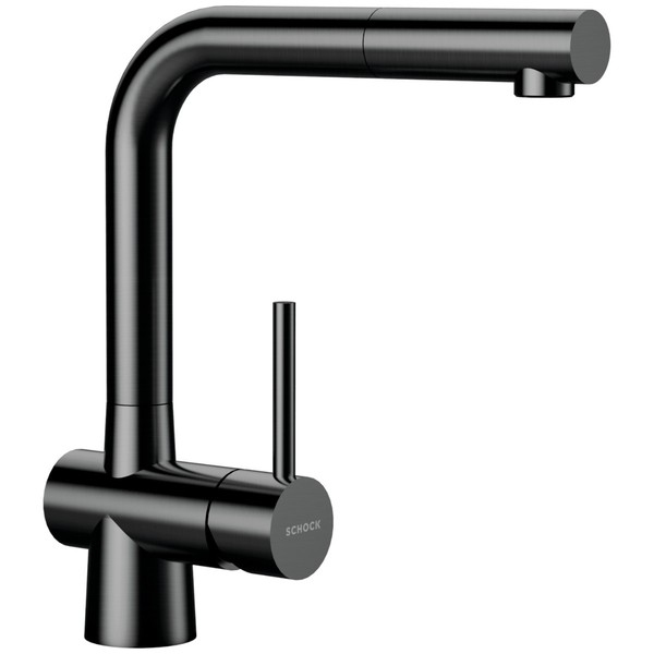 Schock Armatur Laios In Gunmetal Brushed Mit Schwenkbarem Zugauslauf-image