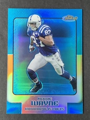 Reggie Wayne 2006 Topps Finest - #112 Blue Refractor /299 Indianapolis Colts