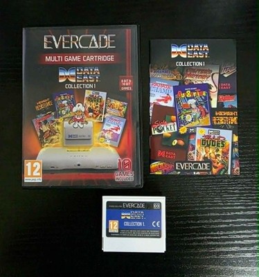 Evercade Data East Collection 1 - cart # 03 Complete 10 games Burger Time