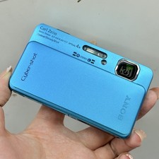 Sony Cyber-shot DSC-TX10 Digital Camera   16.2MP Resolution - Sky blue