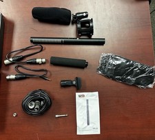 Vidpro XM-55 Shotgun Microphone Kit 13pc XLR DSLR Video Mic w/ Case Cables