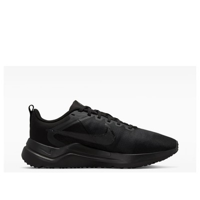 Nike Downshifter 12 Damen Größe 5,5 UK schwarz dunkelrauchgrau Fitnessstudio DD9294 002