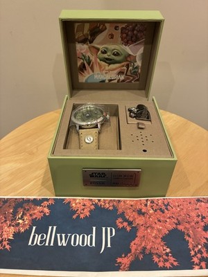 Fossil × Star Wars Mandalorian Grogu Neutra Armbanduhr im Etui LE1244SET LTD