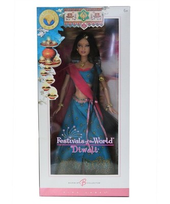 2006 Diwali Festivals Of The World Barbie, NRFB, (J0946) Non-Mint Box