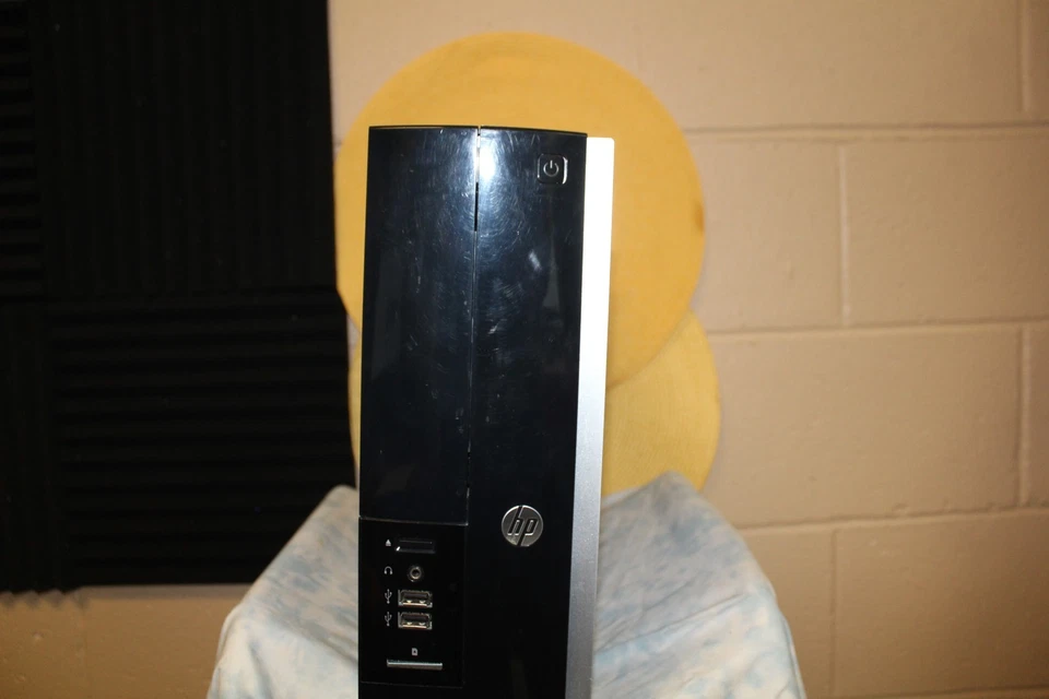 HP Pavilion Slimline 400-314 Small Desktop PC – 8 GB RAM, No Hard Drive - Image 3 of 4