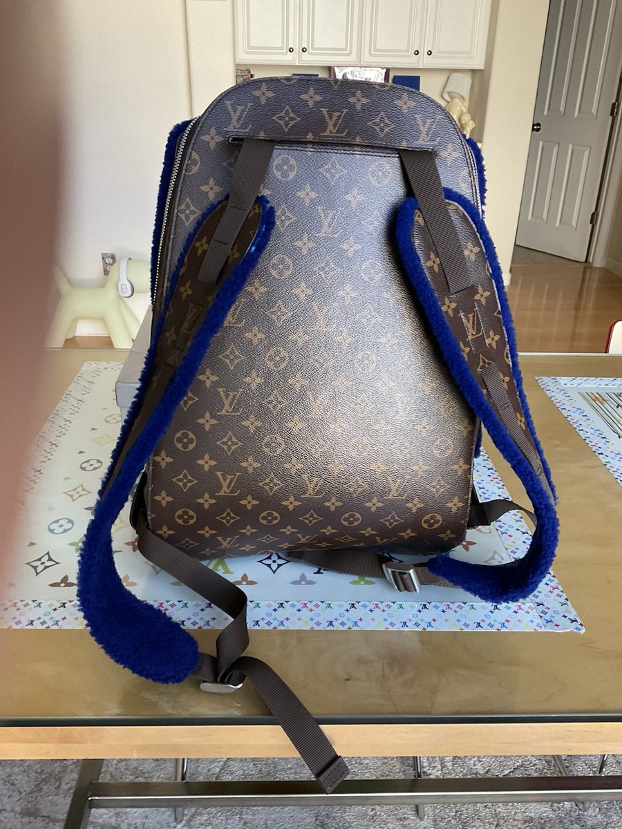 louis vuitton backpack marc newson LOUIS VUITTON X MARC NEWSON MONOGRAM/FLEECE BACKPACK(LIMITED EDITION)