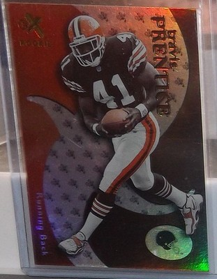 2000 Fleer E-X TRAVIS PRENTICE (Browns) Rookie Card #111 1016/1500
