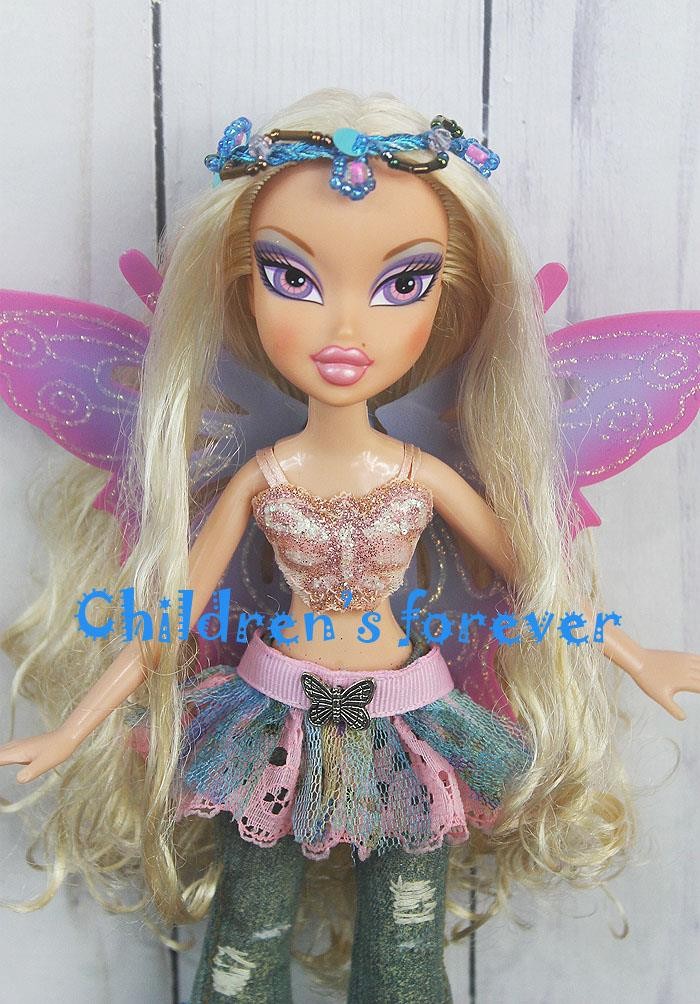 Bratz Fashion Pixiez Dee Doll MGA Customized Pants & Garland W