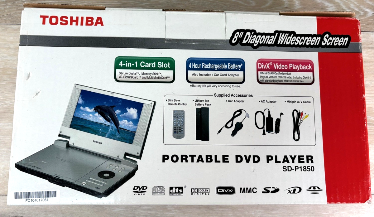 Toshiba SD-P1850 Portable DVD Player (8
