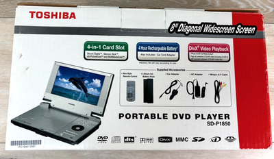 TOSHIBA ポータブルDVDプレーヤー SD-P1850 Toshiba SD-P1850 Portable DVD Player (8