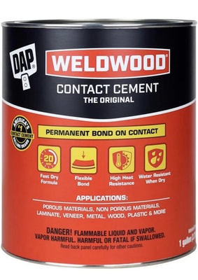 #ad #ad DAP Weldwood Original Contact Cement Tan 1 Gallon Heavy Duty Adhesive $49.49