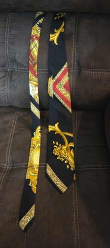 Very RARE Vintage 1990's Gianni Versace Multicolor Silk Tie!❤️