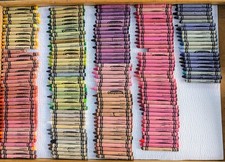 Huge Lot of 170 Vintage Crayola Crayons Some Retired Colors Binney Smith USA
