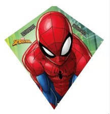 Spider-Man SkyDiamond Flying Kite 23 Inch Tall with Handle Line  Ring