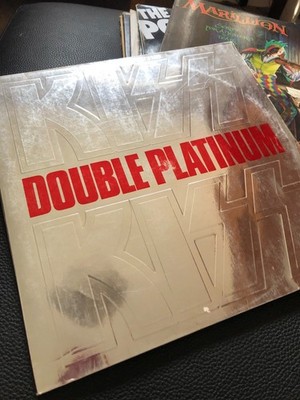 KISS DOUBLE PLATINUM Vinyl Original 1977 Schallplatte Zustand gut Sammler