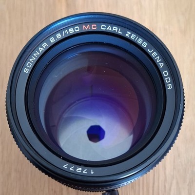 Carl Zeiss Jena Sonnar 2,8/180 180mm f/2,8 manuell Pentacon 6 Nr. 17277