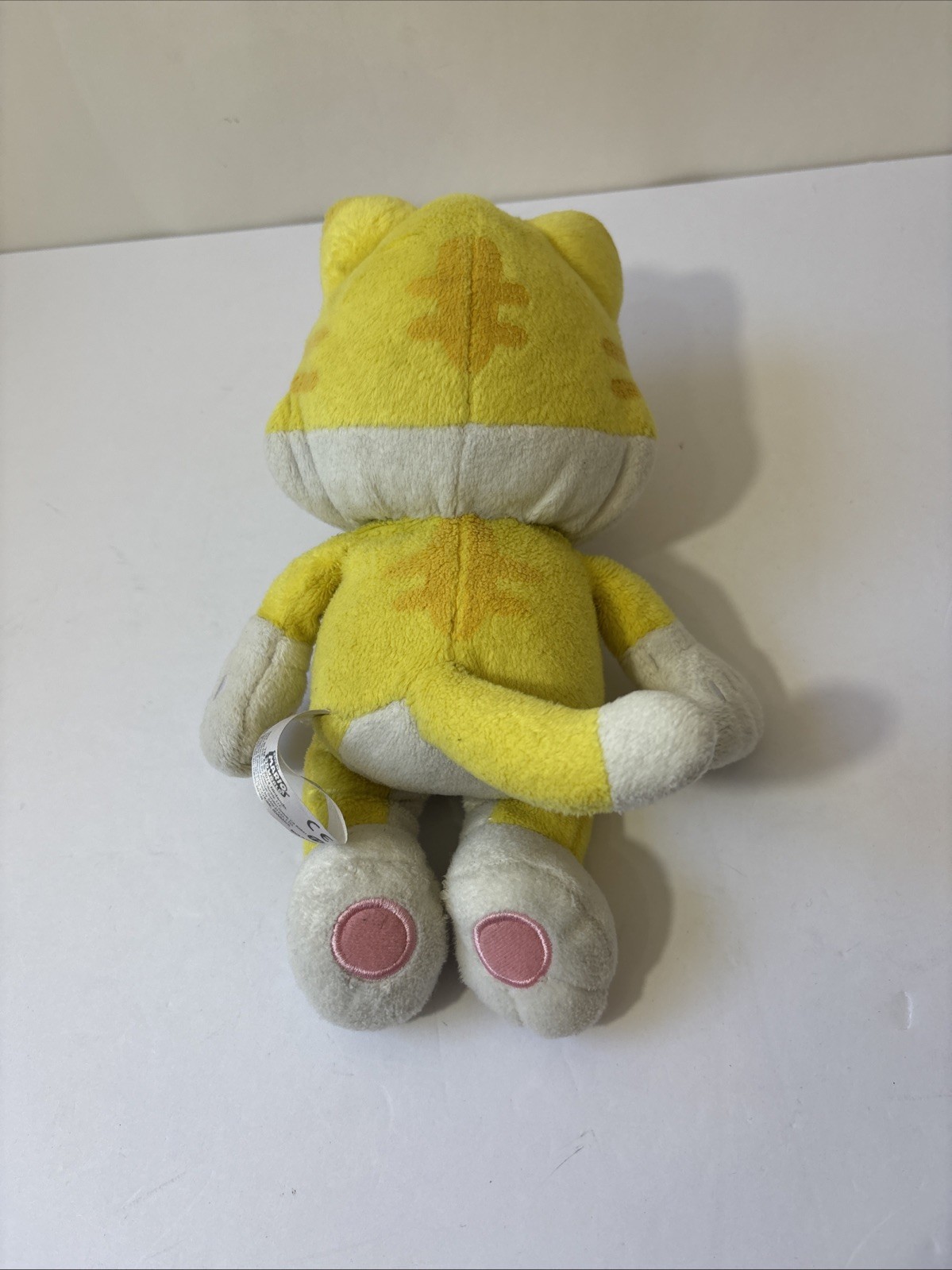 2013 Super Mario 3D World Yellow Cat Mario Little Buddy Plush Stuffed Toy 10"