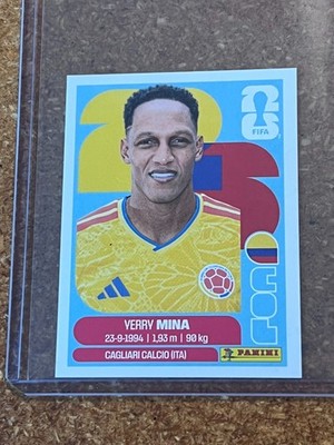 2026 Panini FIFA World Cup Soccer Sticker US Edition # COL 5 Yerry Mina