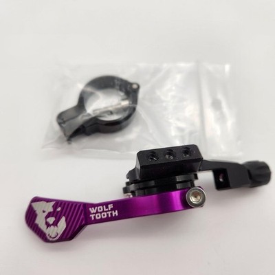Wolf Tooth 22.2mm Clamp ReMote Pro Bicycle Dropper Post Lever Ultraviolet Purple