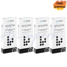 4x Avizor PRO-ENZYME Protein Remover Tablets 12's Contact Lenses Soft EXP: 2028