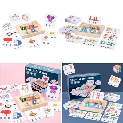 Englisch passende Buchstaben Spiel Mathematik Lernen pädagogisches Spielzeug für Kinder