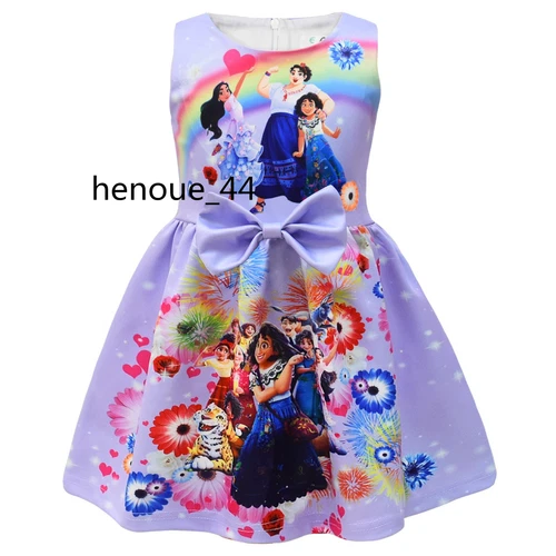 minnie stitch Cartoon Bowknot Dress Skirt Princess Party Birthday Fancy girl - Picture 13 of 69