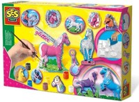 Ses 01155 - Pferde GießEn Und Anmalen Einhorn Medaillons Gips Basteln Kreativ
