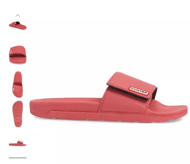 hunter slide sandals