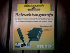 Krippenzubeh&ouml;r -Steger -Trafo-Beleuchtung (LED geeignet ) 5 Ruhelichtanschl&uuml;sse