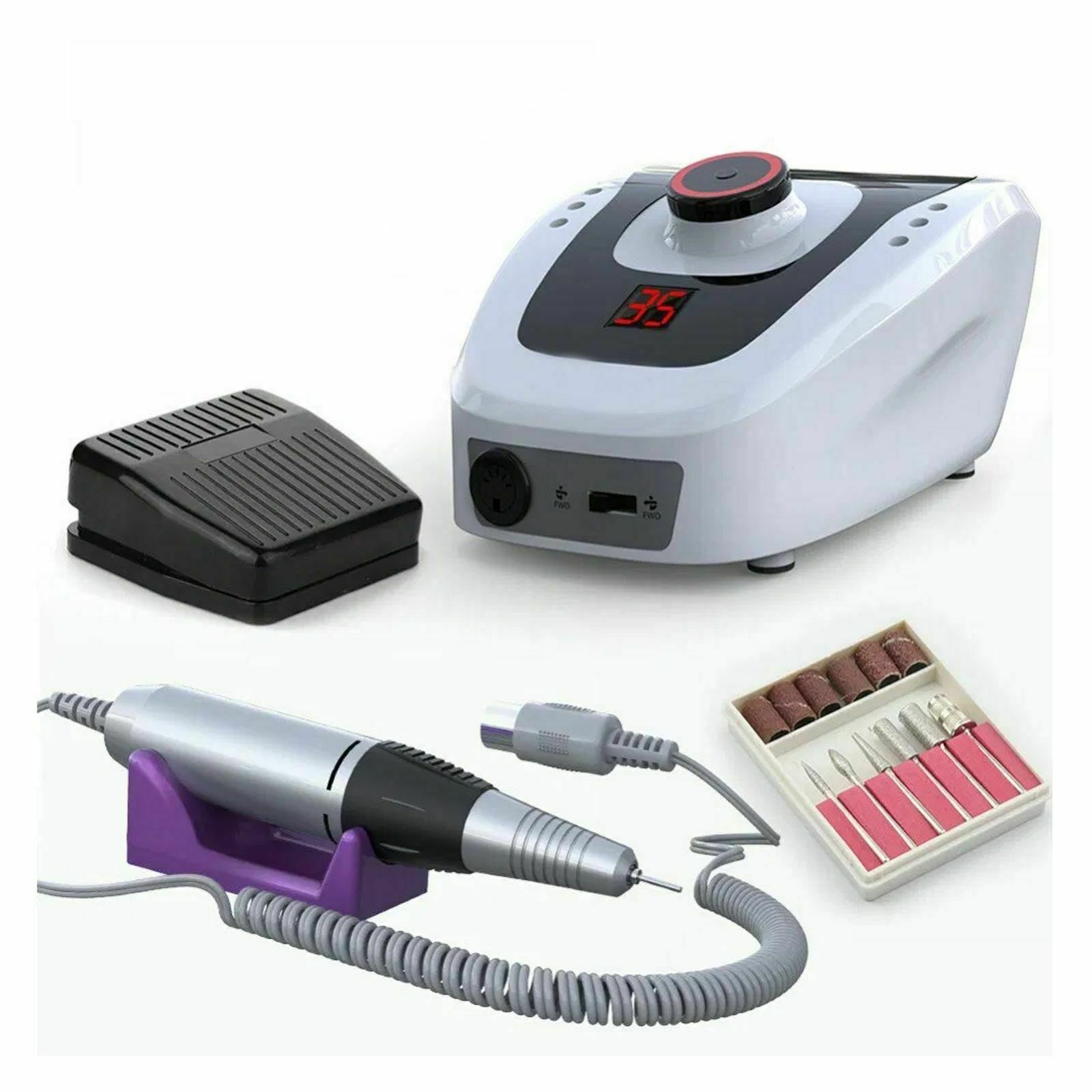 Fresa Unghie 35000 Giri Professionale - Kit Manicure Pedicure Completo