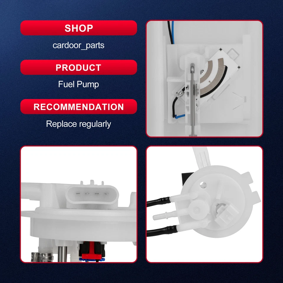 Conjunto de bomba de combustible para Chevrolet Pontiac Oldsmobile 2000-2005 E3507M Foto 3 de 4