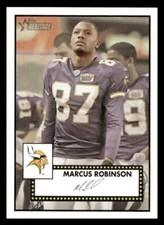 2006 Topps Heritage #13 Marcus Robinson Black Back Vikings
