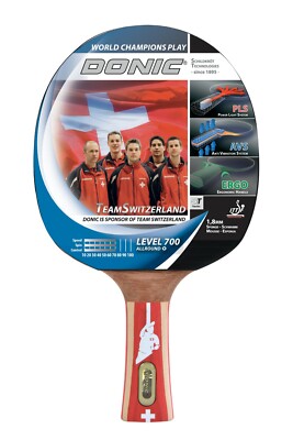 Donic Tischtennis Schläger Level 700, für Allround Spieler, Joola - Schildkröt