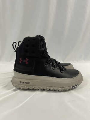 Under Armour UA Black Gray Grey Fat Tire Govie Boots 1299193-001 Mens Size 9 NEW