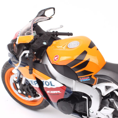 1:12 Automaxx Honda CBR1000RR CRB Repsol Fireblade Motorcycle Model Bike Orange - Picture 12 of 12