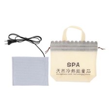 Pierres de thérapie de Massage chaudes portables, sac chauffant, Pack prise ue