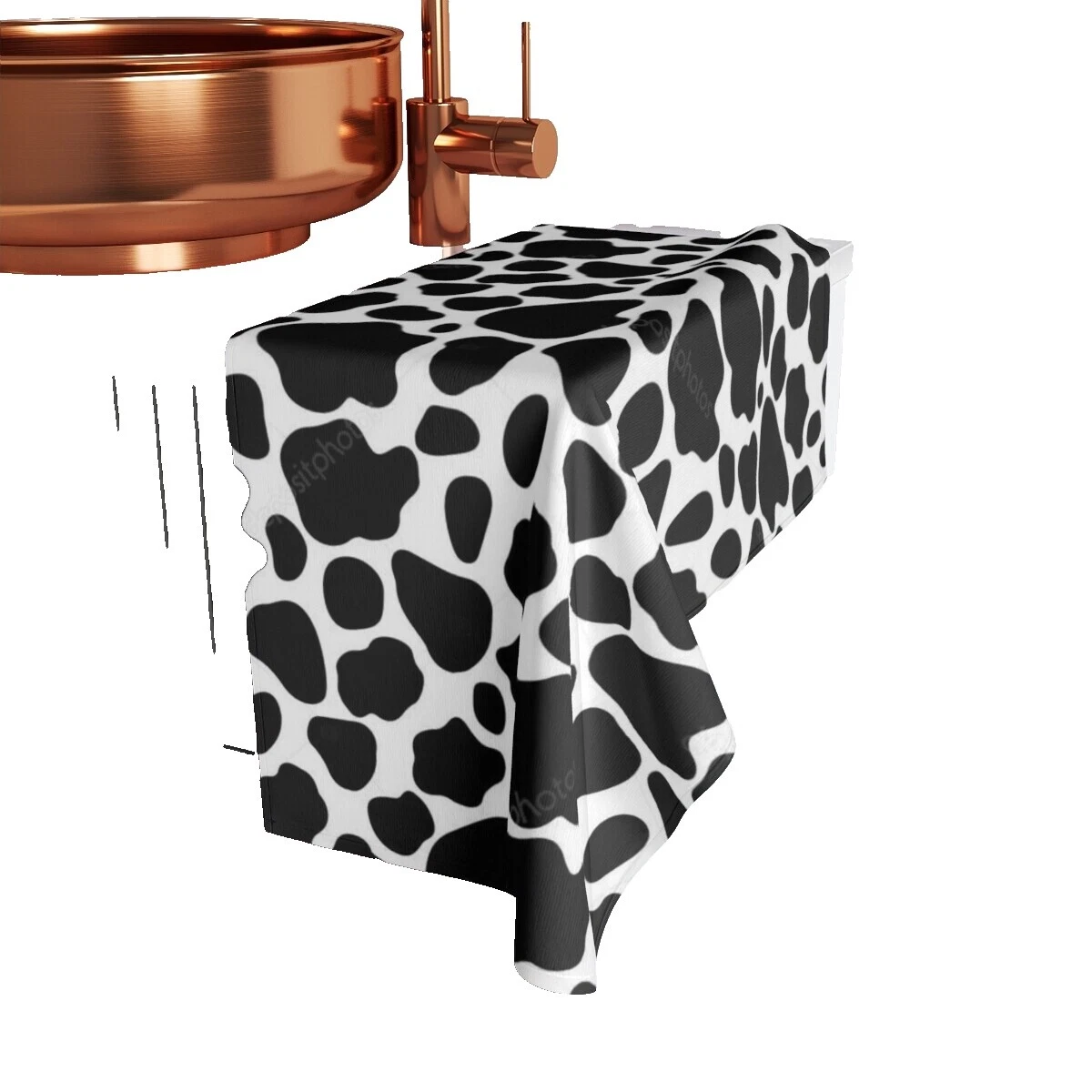 Toallas de mano de baño con estampado de animales