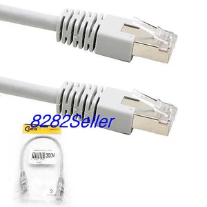 5PCS 30Cm 1FT CAT 6 RJ45 FTP Réseau Ethernet LAN Câble blindé Direct 1Gbps